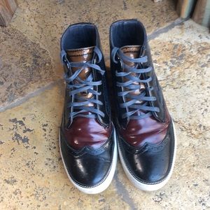 Ted Baker London Blaare Patent-Lth Wingtips SZ 11